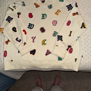 Rowing Blazers x Target Adult Alphabet Print Crewneck Sweatshirt - Size 3XL